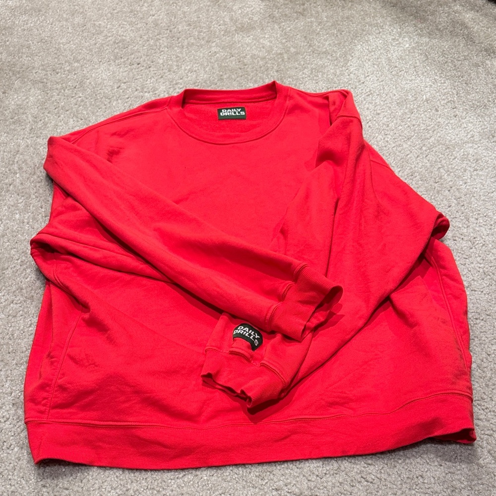 Daily Drills oversized crew neck